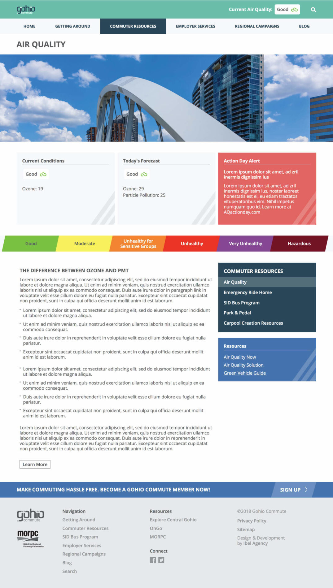 Gohio Commute Website