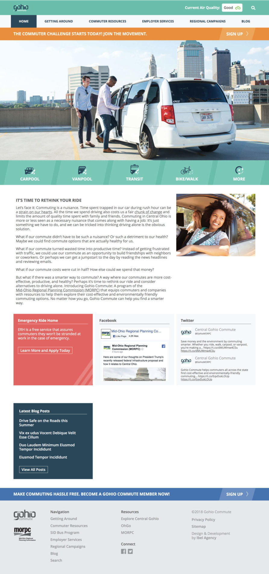 Gohio Commute Website