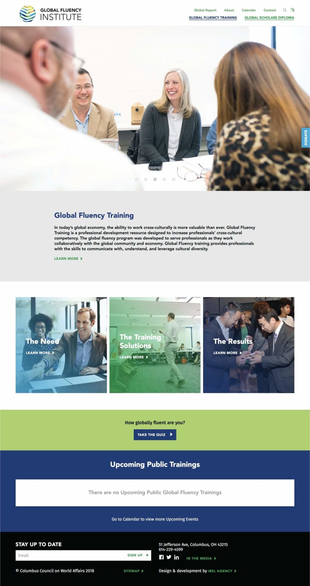 Global Fluency Institute Website