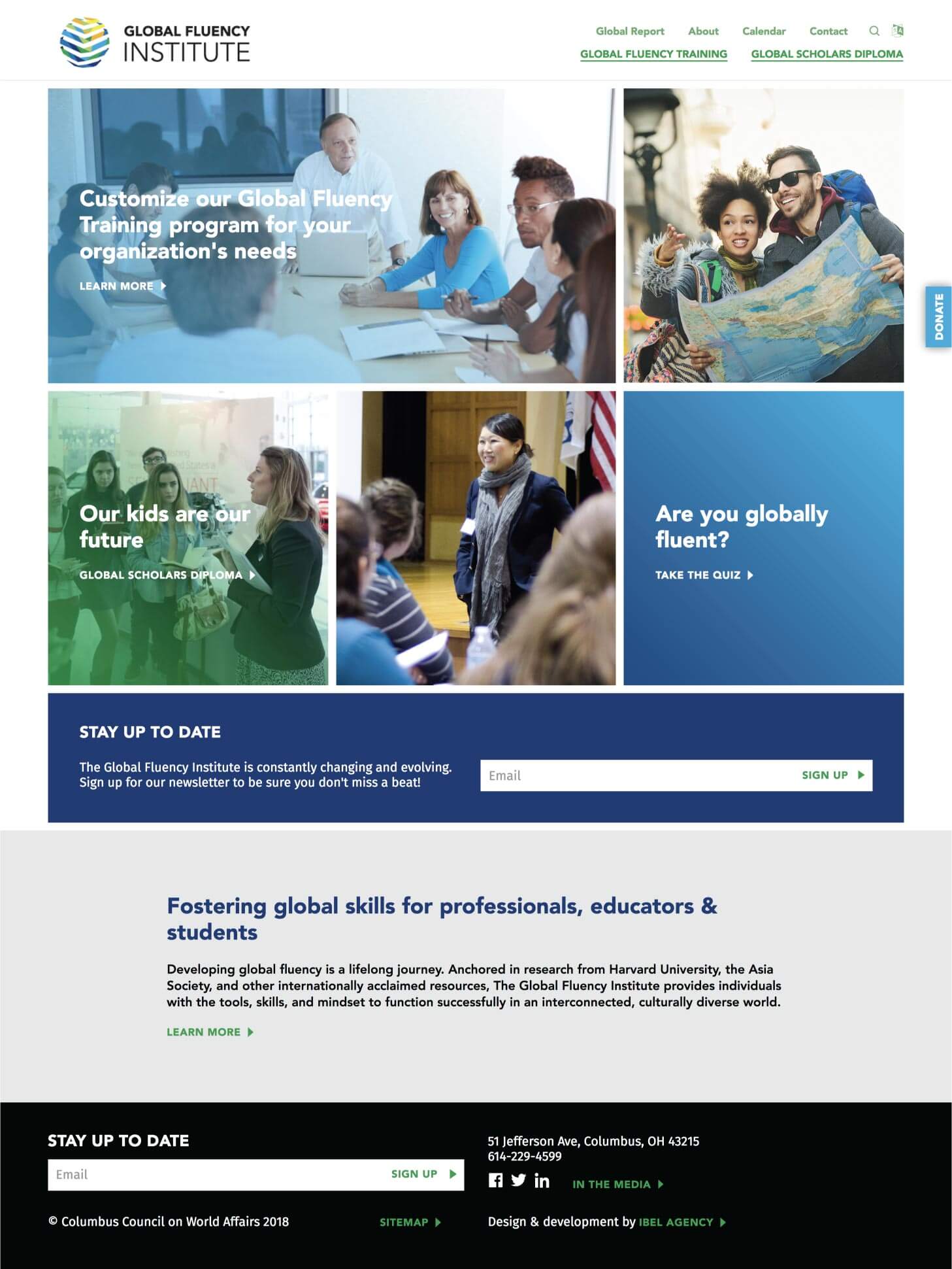 Global Fluency Institute Website